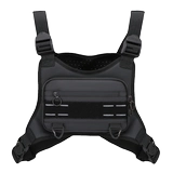 Спортивный жилет подходит для мужчин и женщин, водонепроницаемый мобильный телефон, вместительная и большая тактическая нагрудная сумка, для бега, надевается на плечо