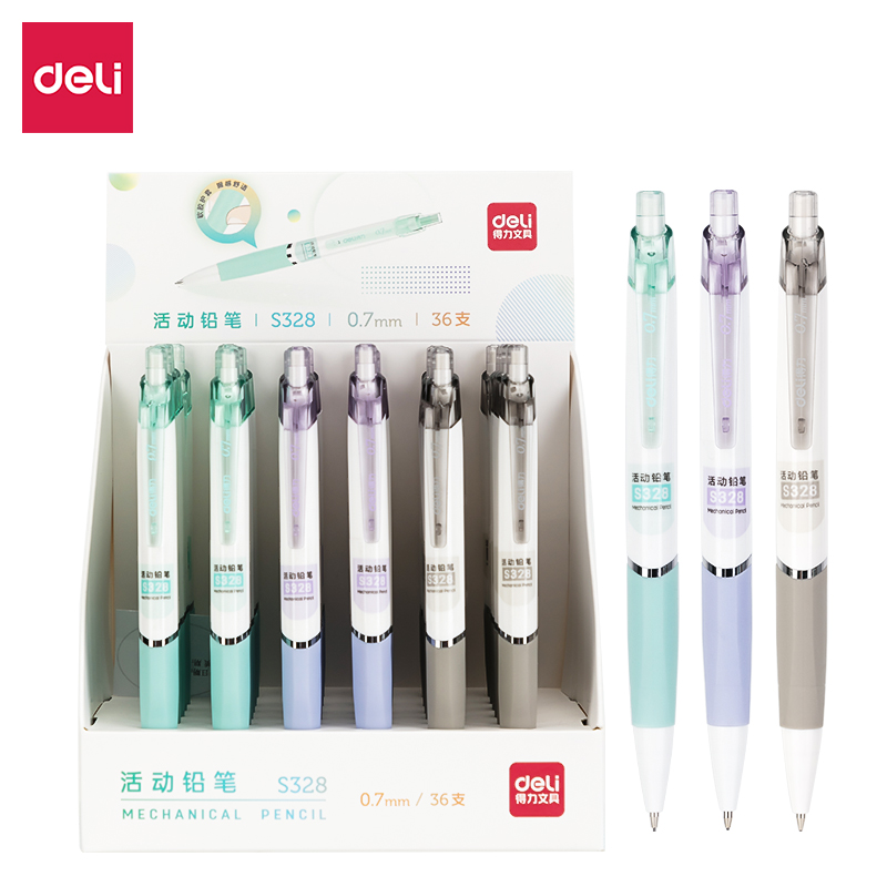 Able 0 7mm active pencil S328 with eraser head automatic pencil brief about student stationery office supplies