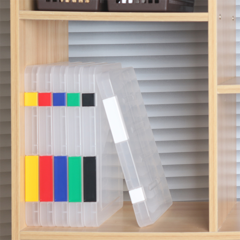 Japan Kemei A5 plastic transparent file storage box file data box home document box office file box