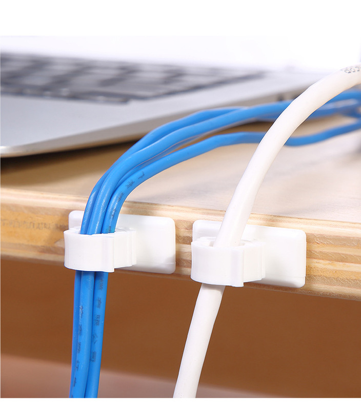Japan Km Multi-Purpose Large Adhesive Hook Wall Mount Rack Cable Clip Power Cord Organizer 3m Strong Adhesive