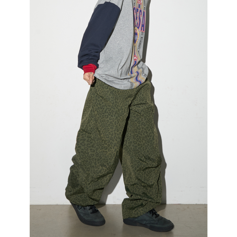 Michinnyon'Leopard Camouflage' Plaid Jogger Pants Paratrooper Pants Lightweight Quick-Dry Casual Pants for Men Michinnyon'Leopard Camouflage' Plaid Jogger Pants Paratrooper Pants Lightweight Quick-Dry Casual Pants for Men