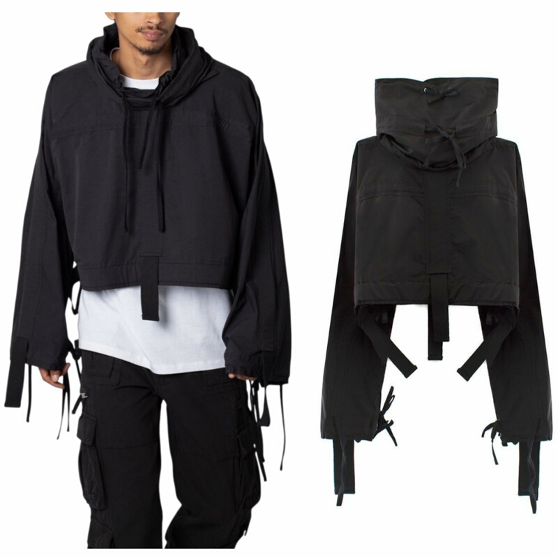 Dark Pioneer Dawnhin Parachute Lanyard Design Parachute Jacket Short Jacket for Men