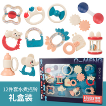  Newborn baby boiled and disinfected rattles 0-6-12 months boys and girls Infant newborn toys 0-1 years old gift box