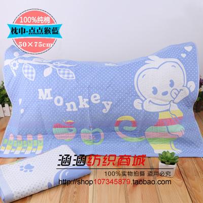 Khuyến mãi để tăng bông ba lớp gạc gối khăn bông gạc phim hoạt hình mềm lint không phai vỏ gối vuông
