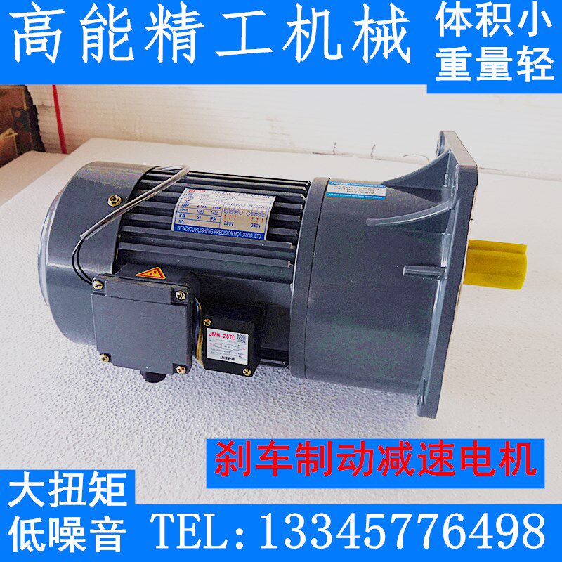 Three Phase 380VCH28 Shaft Diameter Standing Model YSJ-750W with Brake Brake Large Torque Gear Reduction Motor