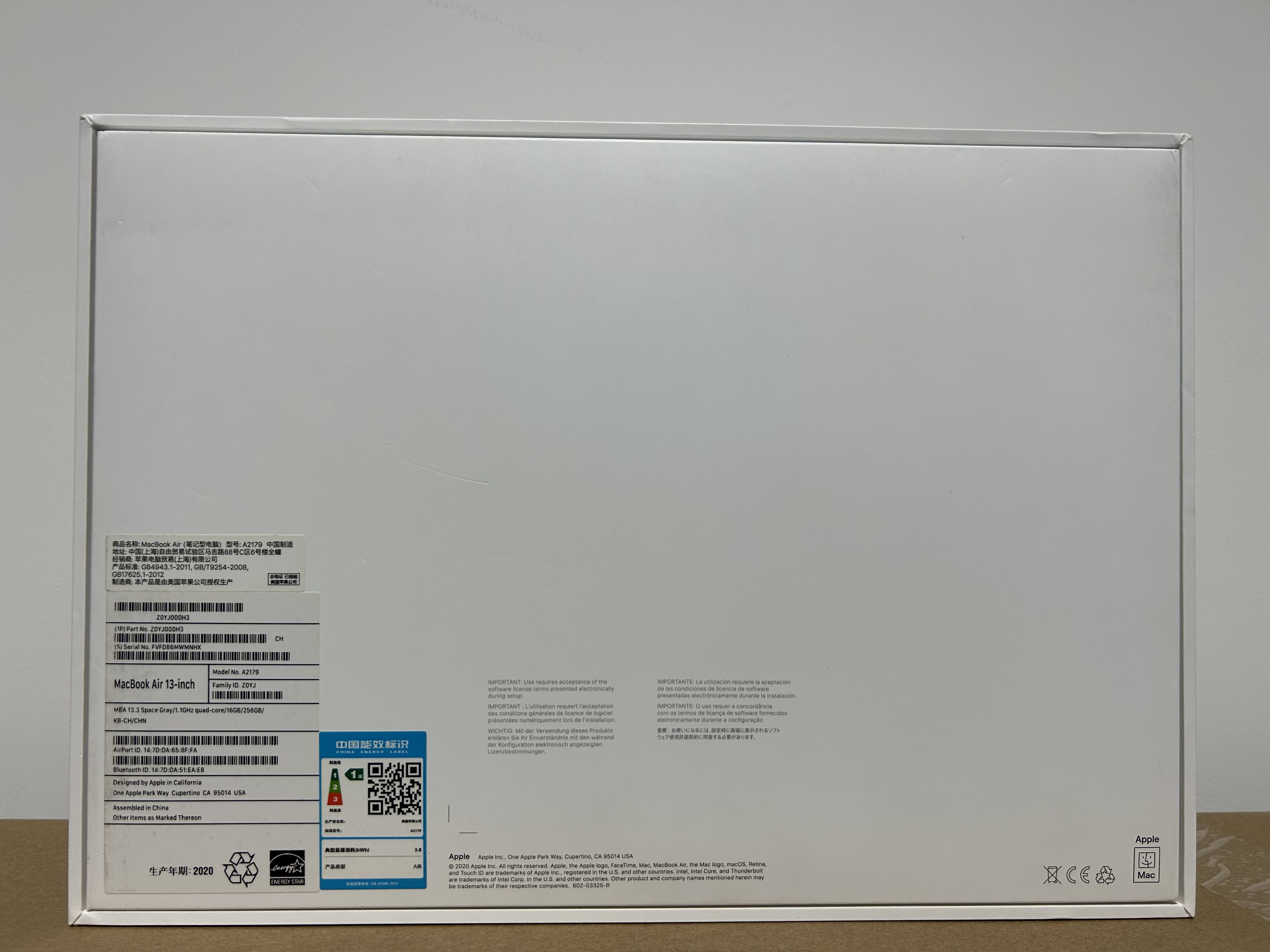 苹果电脑包装盒的秘密：MacBook Air 13.3寸M1芯片原装拆机盒探秘-数码