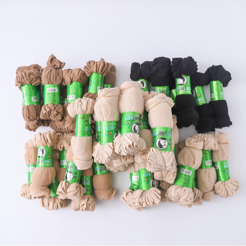 Climbing Disposable Stockings, 100 Pairs of Core-Spun Stockings, Steel Wire Stockings, Small Pepper Mask Socks, Adult Unisex Size
