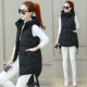 Áo vest mùa thu và mùa đông trong chiếc áo khoác dài bằng cotton nữ