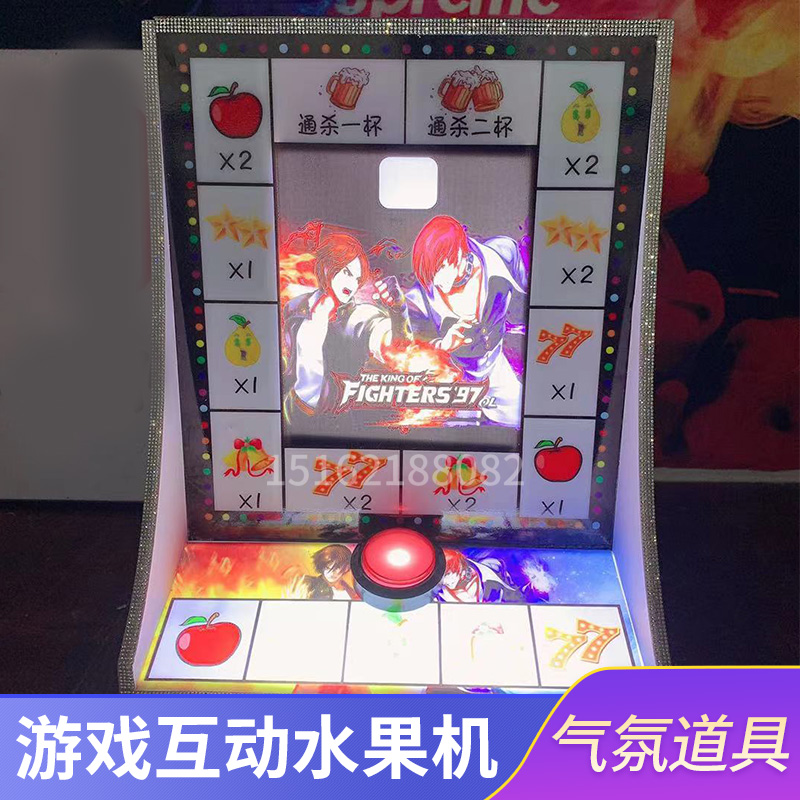 Interactive Games Gambling Table Shine Gaming Fruit Machine Bar Playful Mood Props Stage Gogo Clothing Customised