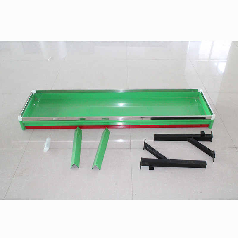 Fruit and vegetable rack accessories Luxury two-layer three-layer pallet rack Metal pallet arm spacer Stainless steel table plate