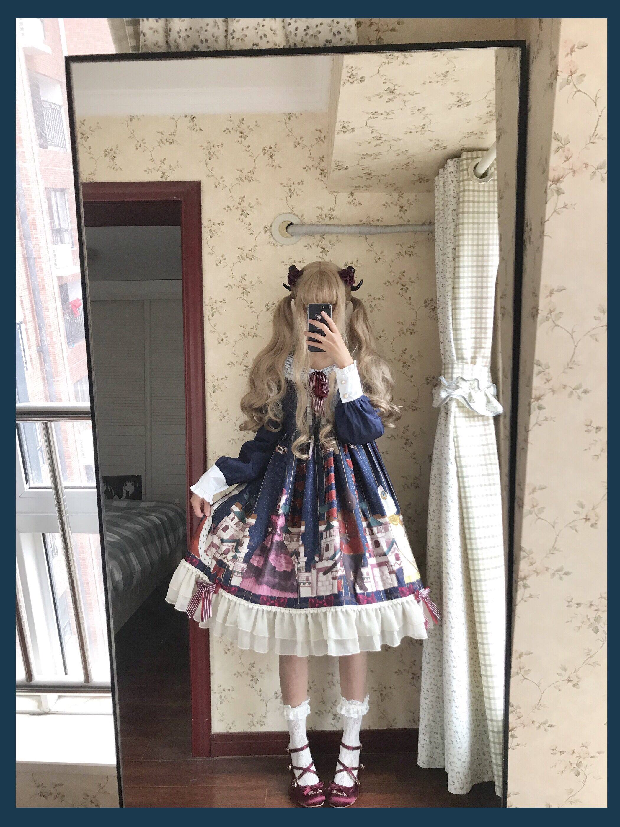 Другие 【b品现货】钦花社原创维多利亚喵lolita op可爱毛茸斗篷外套秋冬