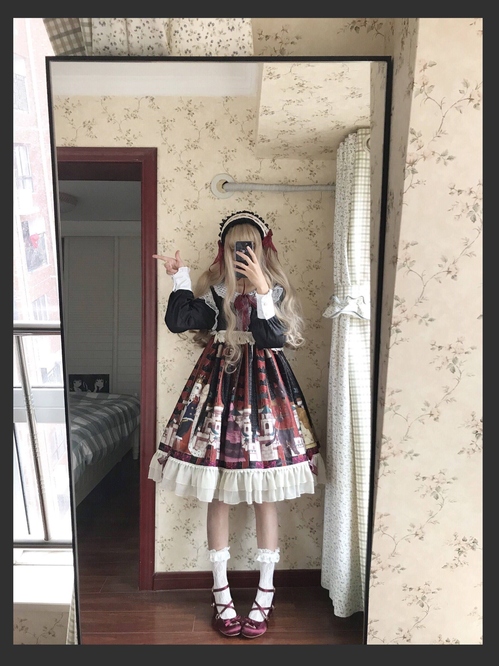 Другие 【b品现货】钦花社原创维多利亚喵lolita op可爱毛茸斗篷外套秋冬
