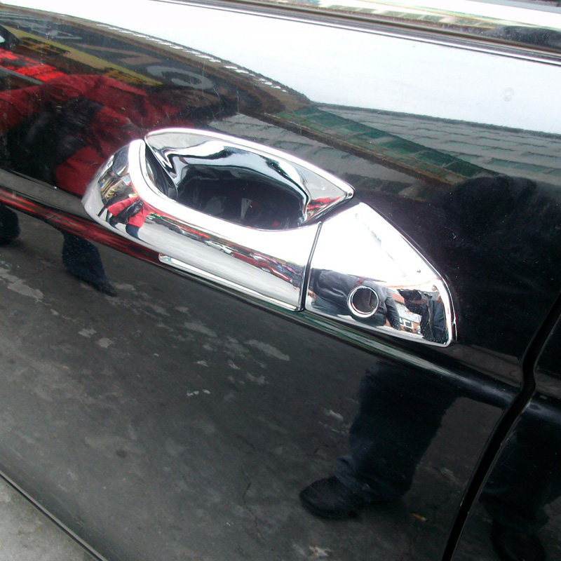 Honda 08 ~ 13 models of eight generations of Yaakaku refitted special outer handle door bowls 8 Generation doors Outer handle anti-scraping decorations