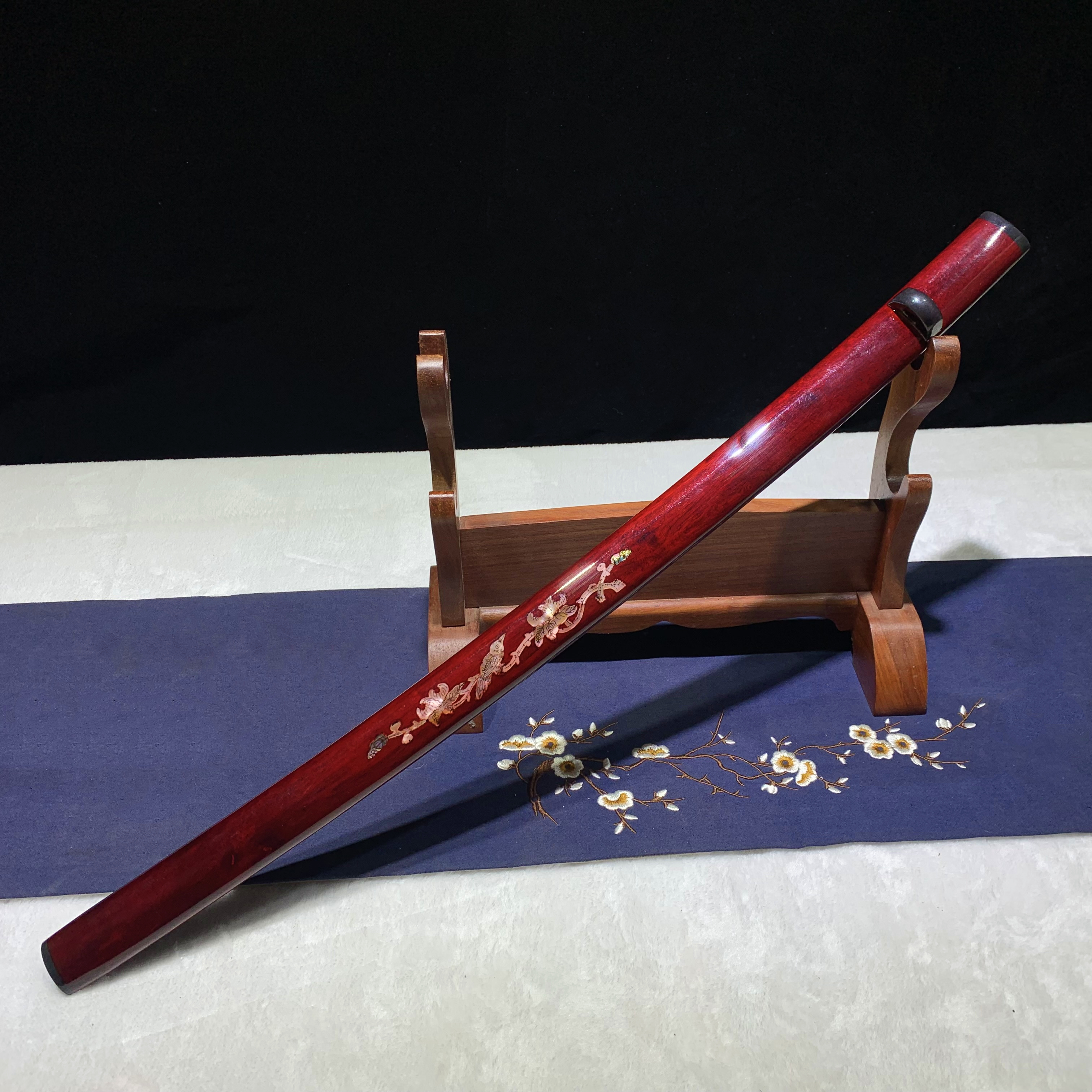 精彫銅装鎏金鎏銀月夕花晨 古兵器 武具 刀装具 日本刀 模造刀 居合刀 竜王剣～玄鎏 古兵器 武具 刀装具 日本刀 模造刀 居合刀