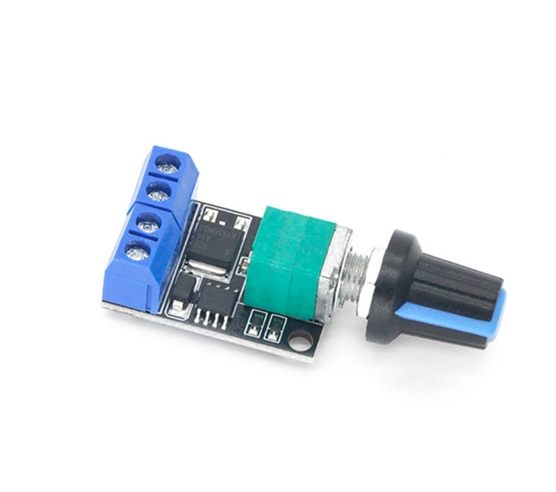 PWM直流电机调速器5V-16V12V调速开关10A开关功能LED调光调速模块