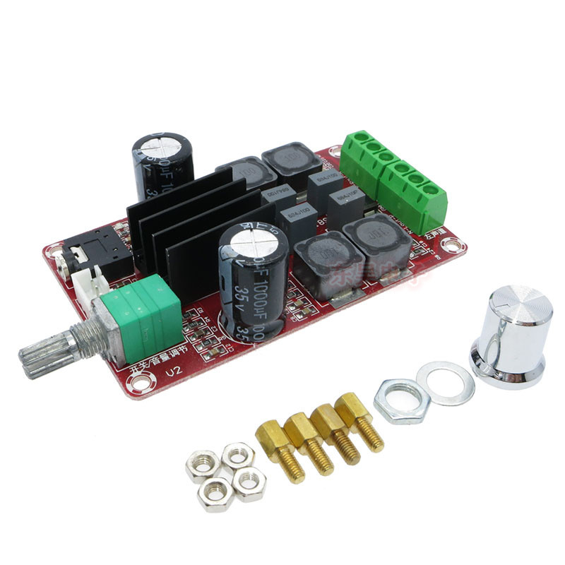 XH-M189 2*50W高端数字功放板DC24V TPA3116D2双声道立体声功放板