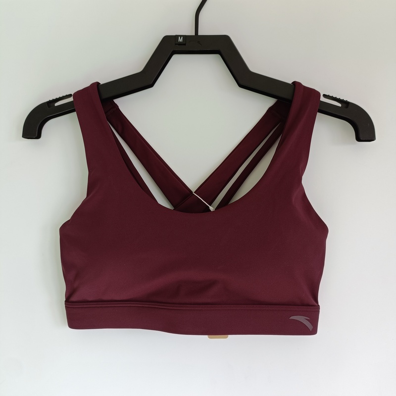 Anta Women's Sports Bra Vest Ice Silk Running Fitness Yoga Bra Sports Underwear 162237113