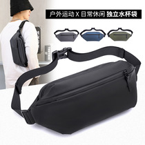 2022 new trend Korean version outdoor leisure pocket mens single shoulder diagonal satchel multifunction waterproof portable chest bag