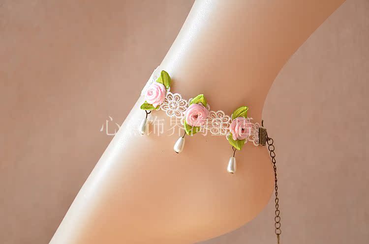 Bracelet de cheville Femme en Dentelle - Ref 3101787 Image 84