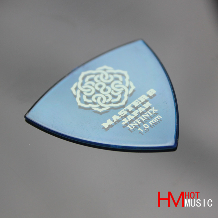 Nissan MASTER8 Ultem wear-resistant resin triangle pick 1 0mm guitar bass pick
