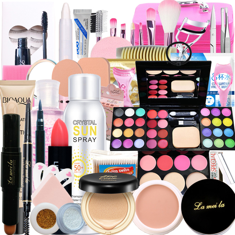 Makeup set Makeup set combination Beginner base makeup Concealer Student girl heart painting makeup Net red light makeup