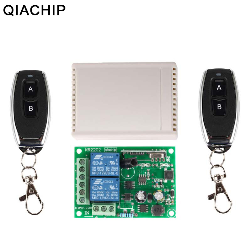 Wireless two-way remote control switch module 220V to 12V AC and DC elevator motor forward and reverse controller