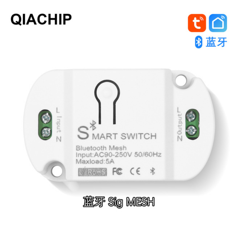 Tuya smart bluetooth sig mesh on-off module is free to paste wireless remote control switch alexa voice control