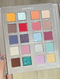 Новый цвет! JUDYDOLL Orange Blippot Diren 20 Colors Eye Shadow Damic Pearl Light Black Oil Painted Pink Powder Lake