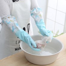 冬季长款加绒洗碗清洁家务手套