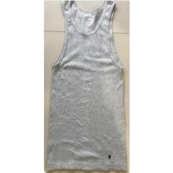 Japanese Original Summer Vest Men's Embroidered Solid Color Sleeveless Vest