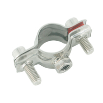 304 stainless steel buckle pipe clamp bracket fixed steel pipe pipe clamp gas pipe fixed fastening pipe code bracket