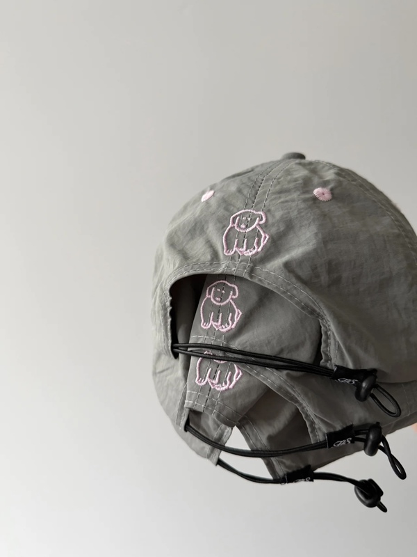 Korean-Style Puppy Embroidery ~ Lightweight, Breathable, Quick-Drying Hat, Spring and Summer Sunshade Baseball Cap, Hiking Hat Korean-Style Puppy Embroidery ~ Lightweight, Breathable, Quick-Drying Hat, Spring and Summer Sunshade Baseball Cap, Hiking Hat