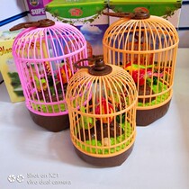 Acoustic control Sensing Bird Toy Electric Light Emulation Birdie Toy Bird Cage Sensing will be called Little Bird will speak with bird