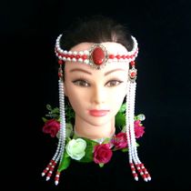 New Mongolian childrens adult universal headdress long tassel stage performance hair accessories Hanfu accessories