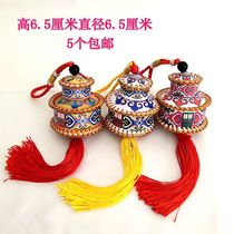 Mongolian handicrafts Handmade yurt auspicious car hanging Ethnic handicrafts decorative pendant