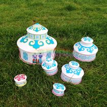 Yurt simulation model minority handicrafts jewelry box storage box restaurant decoration ornaments