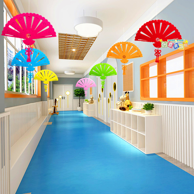 Shops And Festive Ornaments Decorate The Nursery Arranged Air