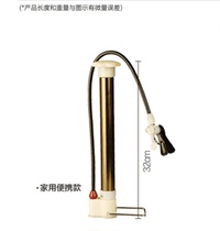 Mini high pressure portable aluminum alloy pump Home mountain bike inflatable tube Travel home