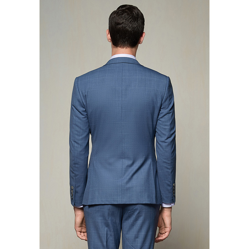 2018 kinh doanh mới Casual Suit mặc len cổ áo Suit nam hạnh phúc Bird nam