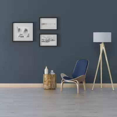 深墨青壁紙暗藍暗青色現代簡約客廳臥室純色素色電視背景牆藍灰色