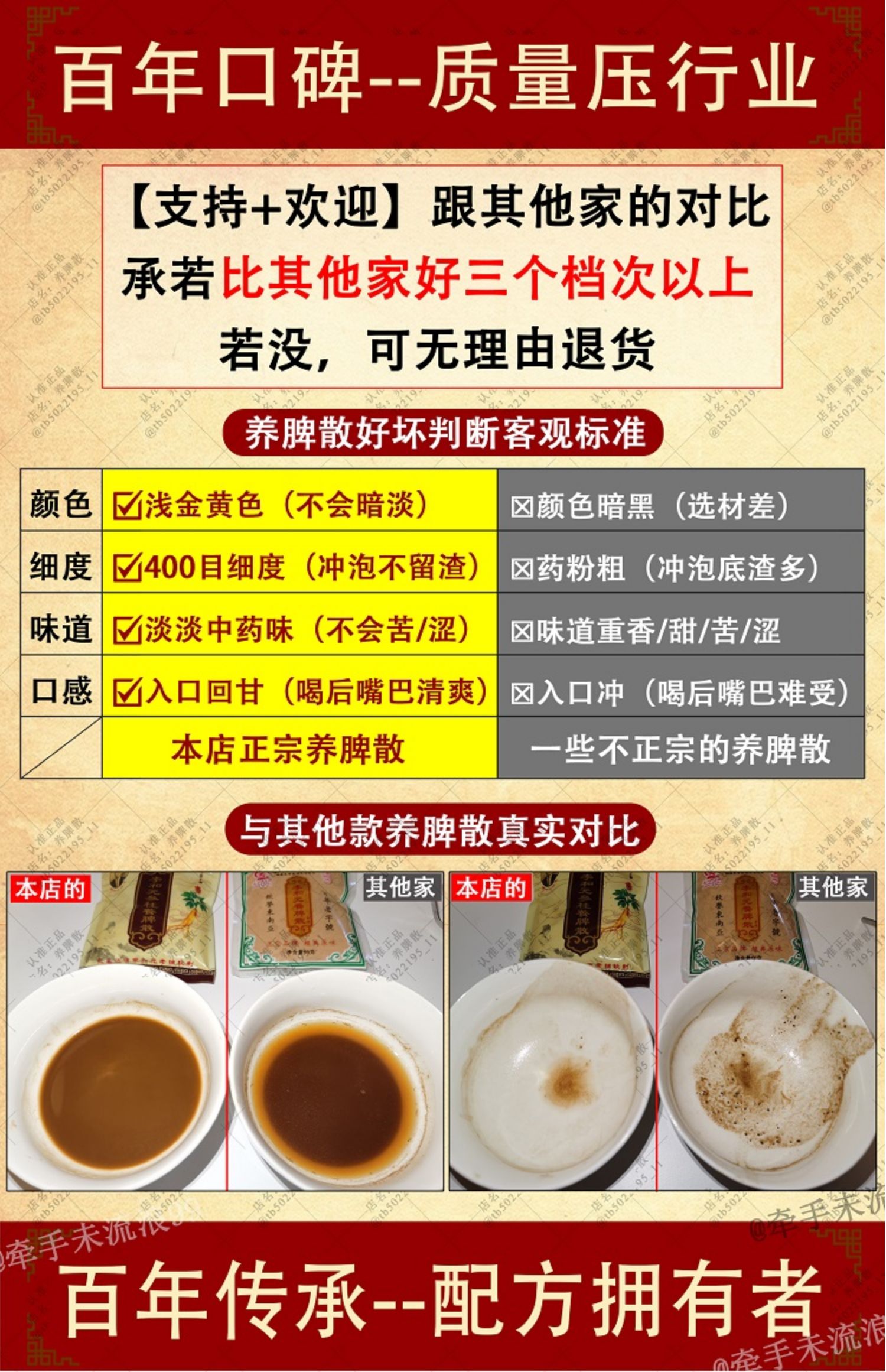 【中国直邮】正宗李和元参桂养脾散 健脾养胃祛湿 50g*5包