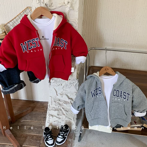 Детская утепленная куртка, детский комплект, толстовка с капюшоном подходит для мужчин и женщин, коллекция 2022