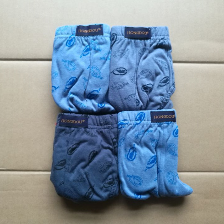 Đậu đỏ chính hãng đầy đủ cotton in quần lót nam boxer Đồ lót tam giác Điều trị giải phóng mặt bằng 4 quan lot nu danh cho tuoi 16