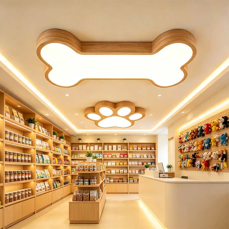 Pet Clinic Front Desk Cartoon Footprint Light Shop Cashier Footprint Shaped Light Pet Hospital Hallway Ceiling Light Pet Clinic Front Desk Cartoon Footprint Light Shop Cashier Footprint Shaped Light Pet Hospital Hallway Ceiling Light