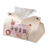 Красные бумажные салфетки для домашнего использования, коробка для хранения, легкий роскошный стиль