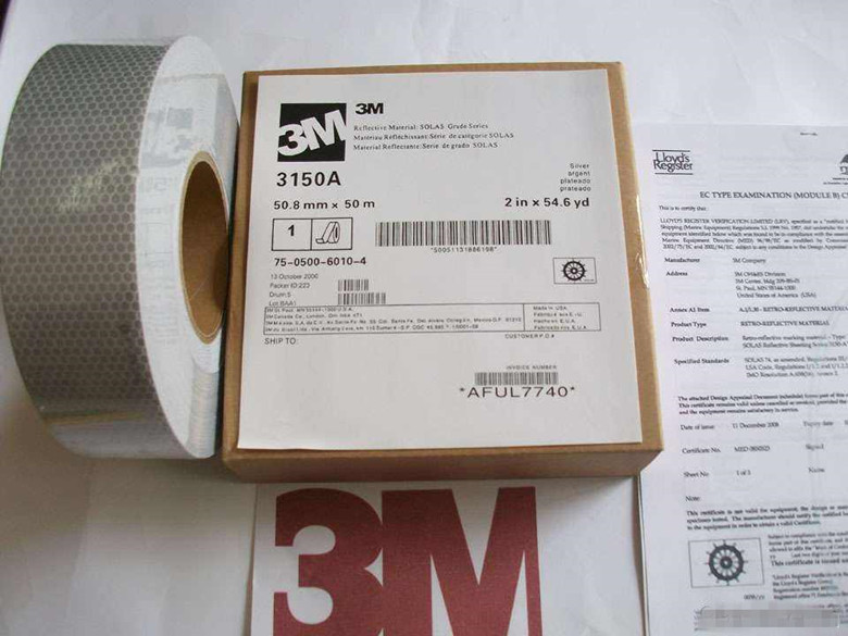 Supply 3M lattice reflective with marine lifesaving glistening with silver reflective canvas belt SOLAS Standard