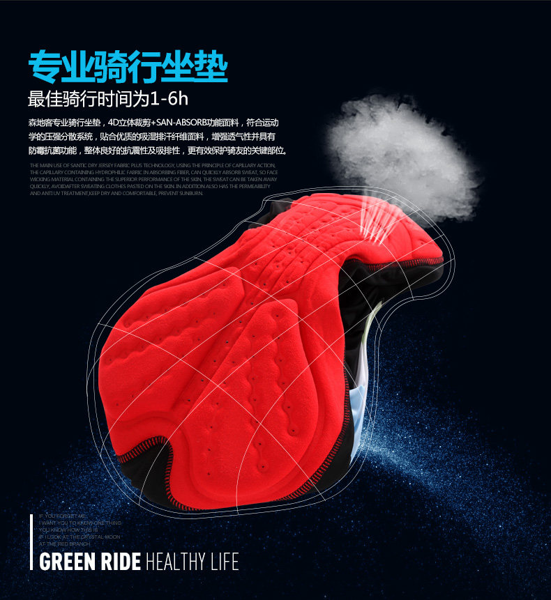 Tenue de cyclisme homme SANTIC - Ref 2230028 Image 39