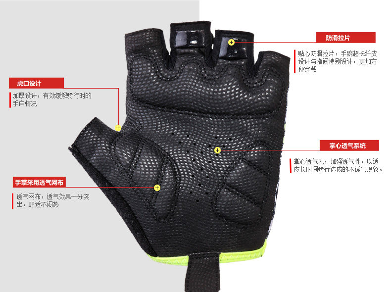 Gants de cyclisme homme SANTIC - Ref 2240575 Image 13