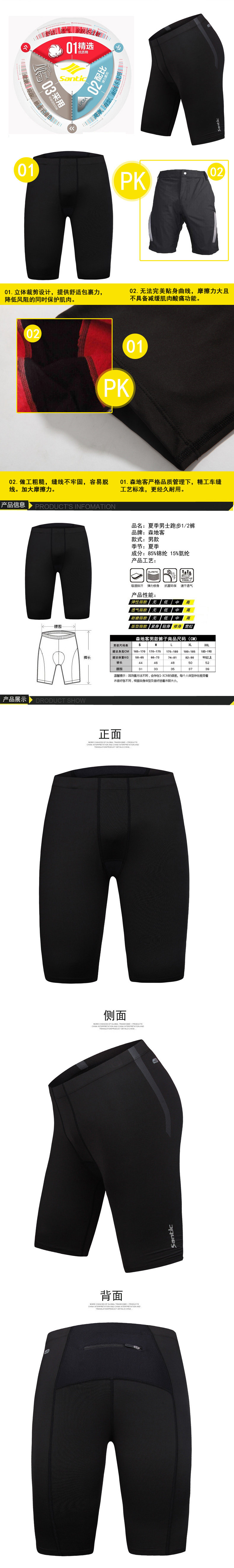 Tenue de cyclisme homme SANTIC - Ref 2231366 Image 8