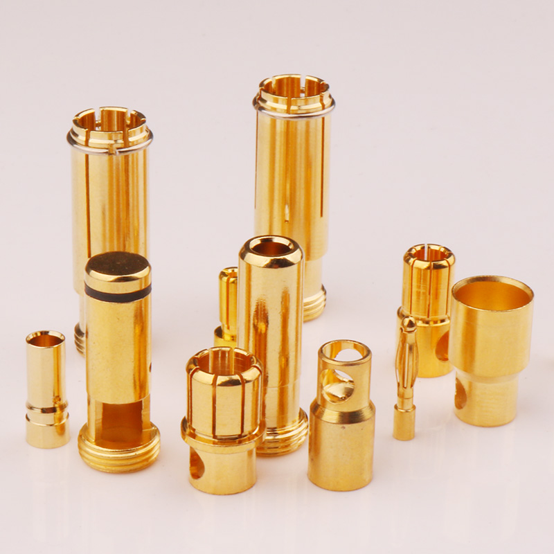 Model airplane lantern banana head 2 3 3 5 4mm motor electronic governor gold plated male and female pair AS150 fire flower plug